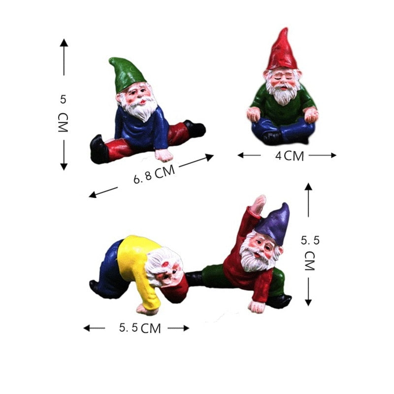 Gnomos Divertidos Para Jardim