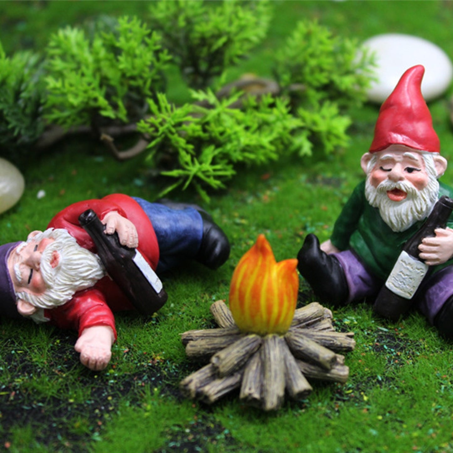 Gnomos Divertidos Para Jardim
