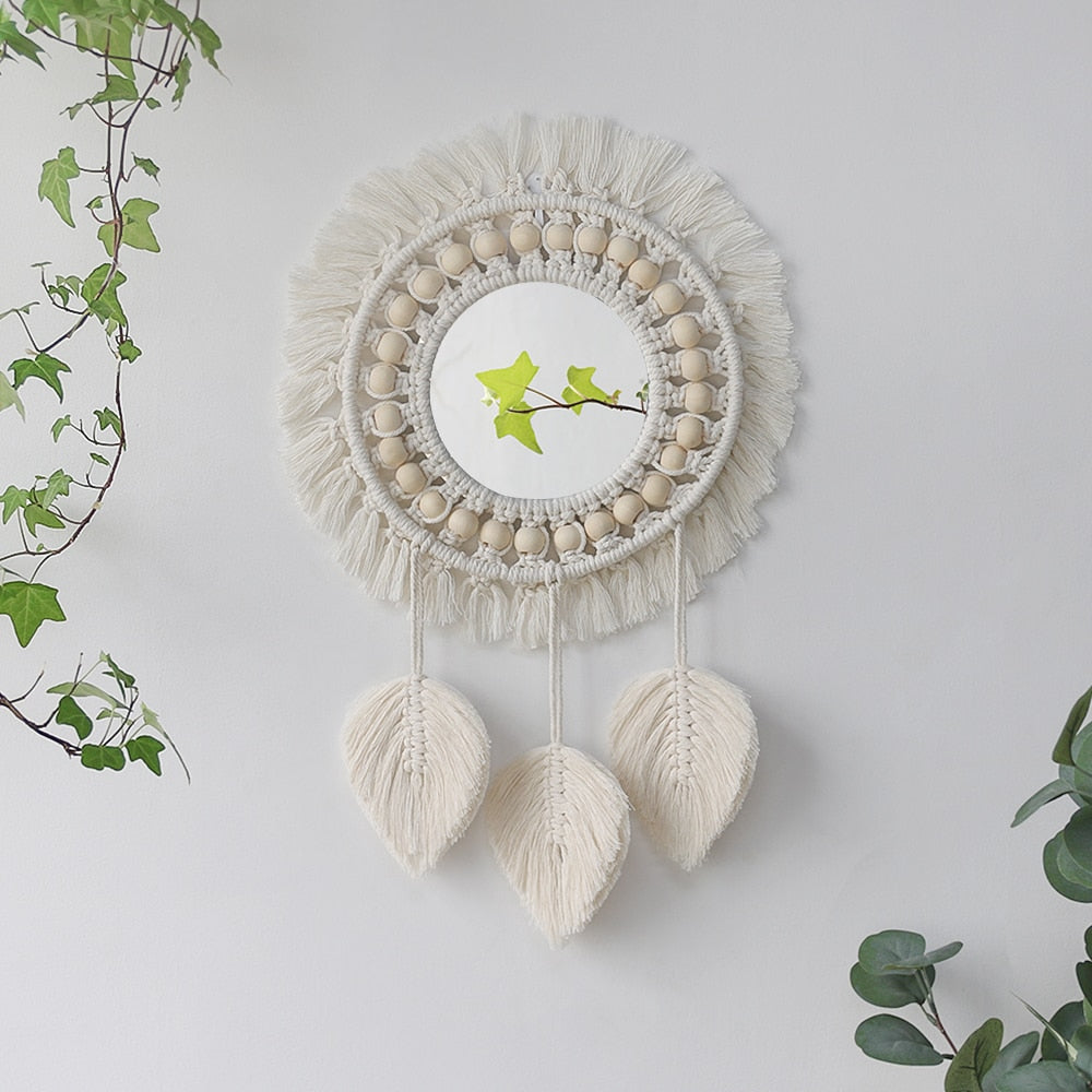 Espelho Macramê Decoração Boho