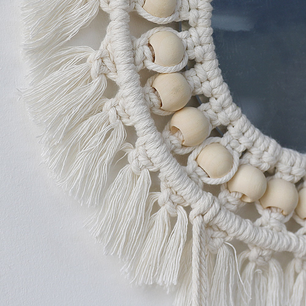 Espelho Macramê Decoração Boho