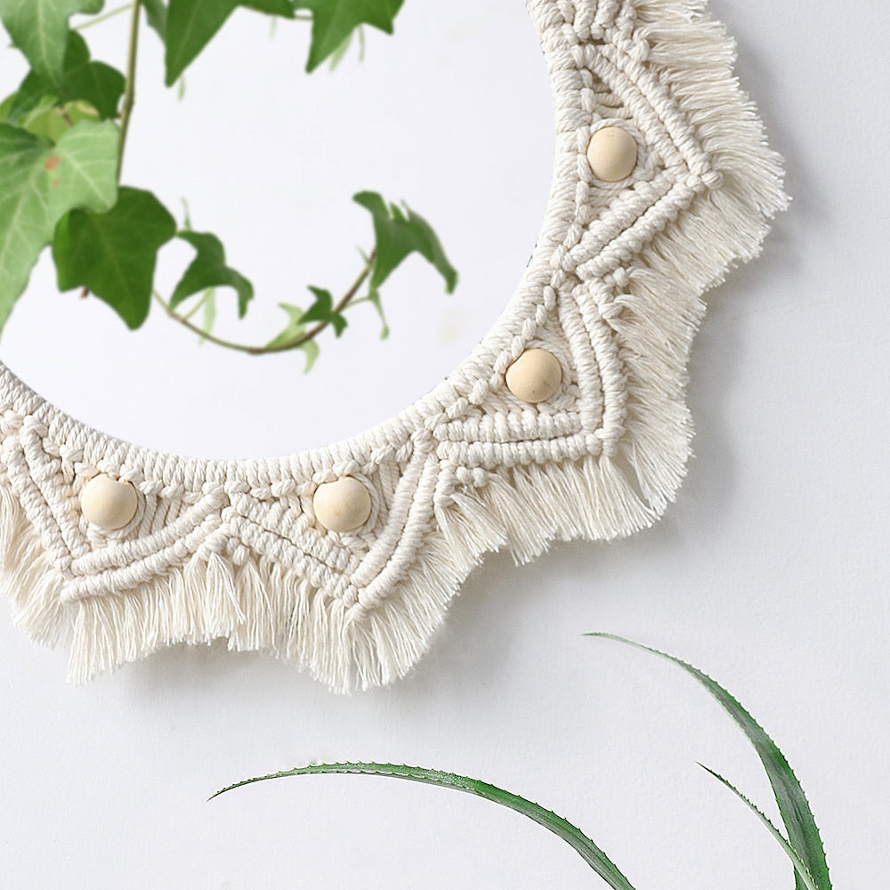 Espelho Macramê Decoração Boho