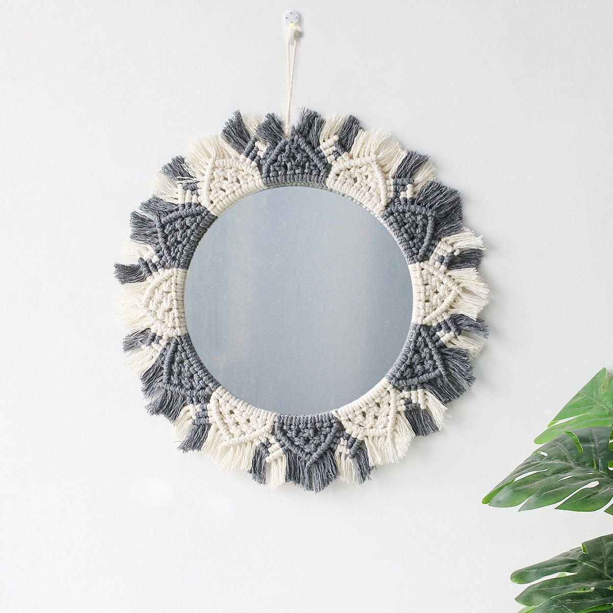 Espelho Macramê Decoração Boho