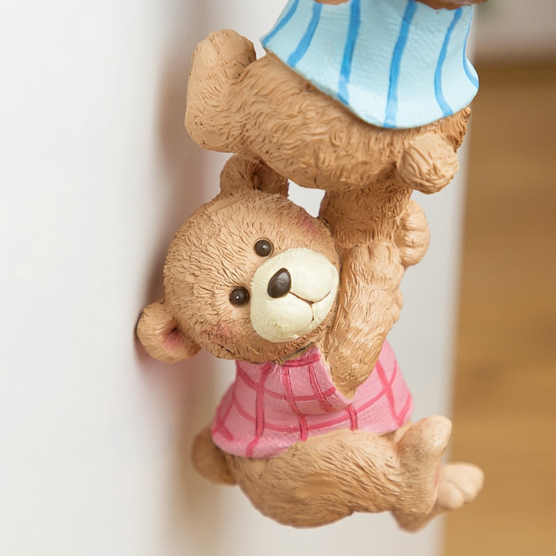 Estatuetas Família Urso 3 Peças