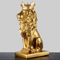 Estatueta Leão Imperador